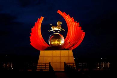 中國原(yuan)子城景觀亮化工(gong)程(cheng)